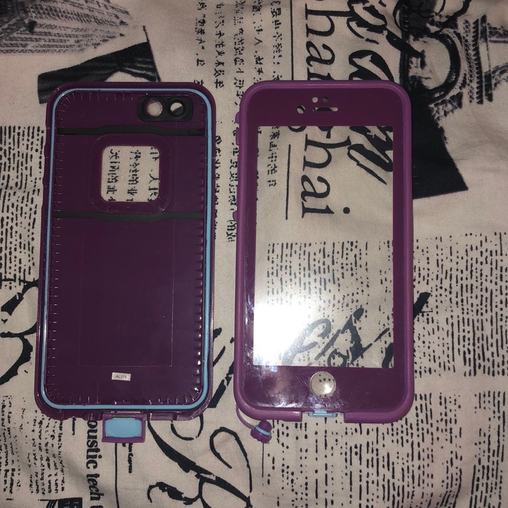 Purple Lifeproof IPhone 6/6s Case